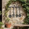 Décor Mural Style Rustique Forme Couverts Accroche Murale Ustensile Mural Ferme