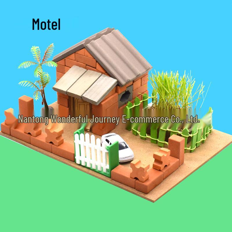 Little Bricklayer DIY Cement House Building Blocks - Educational Toy for Children