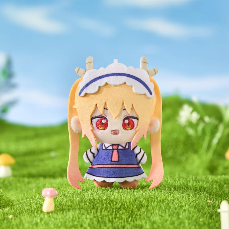 Miss Kobayashi Dragon Maid Peluche 10cm Tohru Kanna Kobayashi Ciondolo Peluche da Collezione Decorazione Zaino Regali Giocattoli Morbidi