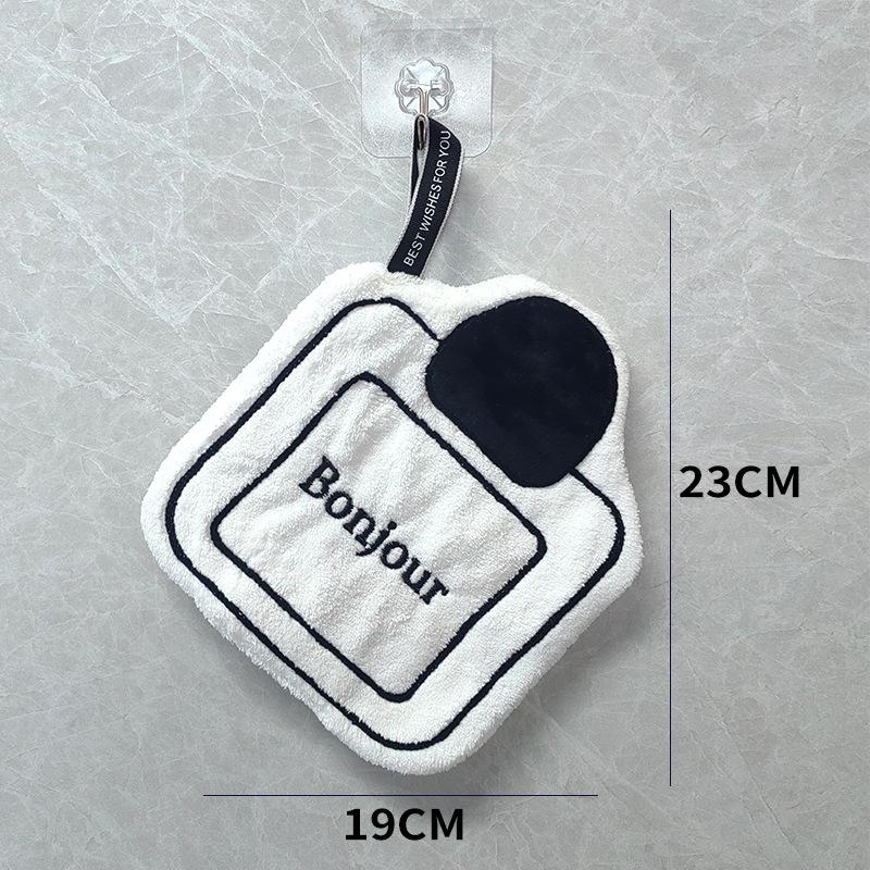 

French Style Hanging Hand Towel for Hotels, Guesthouses, Restaurants, and Bathrooms 21*21cm Thick Version
