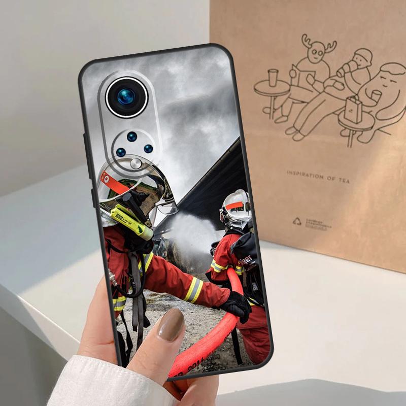 

Firefighter Heroes Fireman For Honor Magic 8 Pro 5 6 7 Lite Case For Honor Win RT 200 400 50 70 90 X8b X9a X9b X9c X9d Honor Win RT