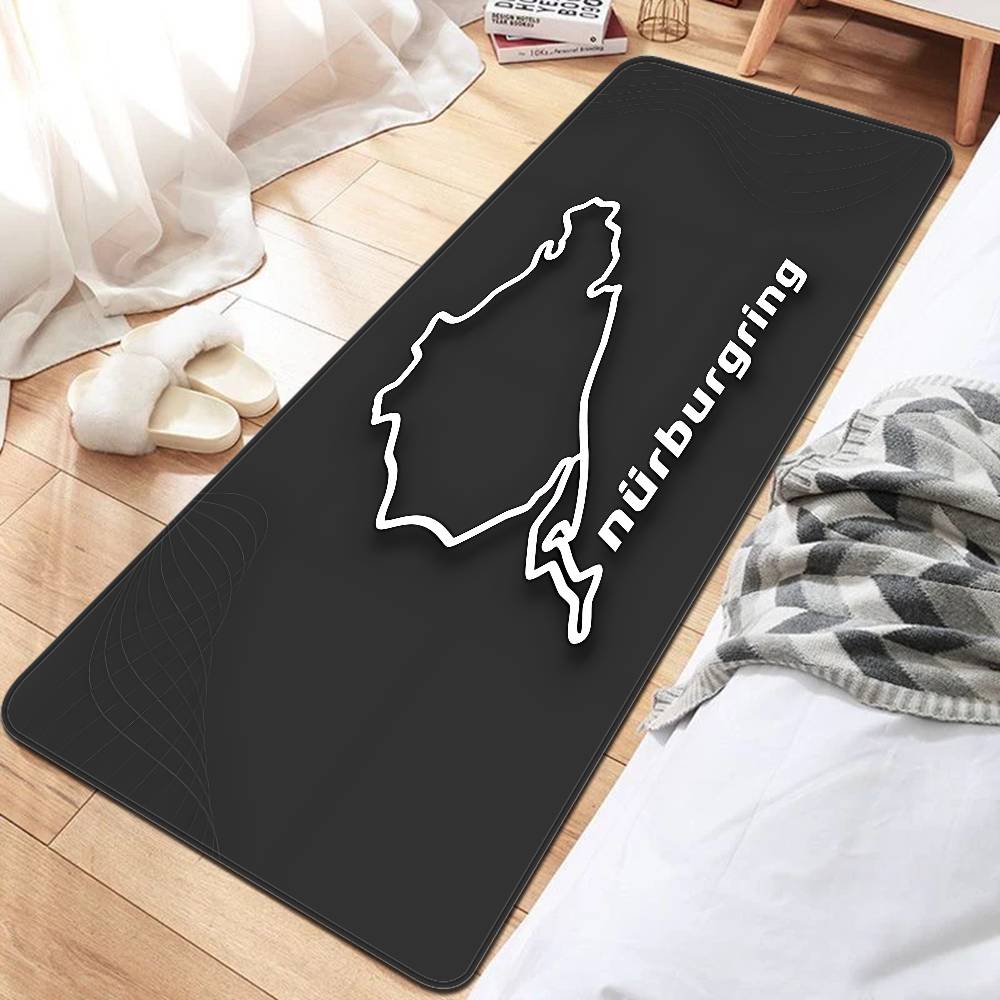 Ft Nurburgring Room Mats Washable Non-Slip Living Room Sofa Chairs Area Mat Kitchen Alfombra