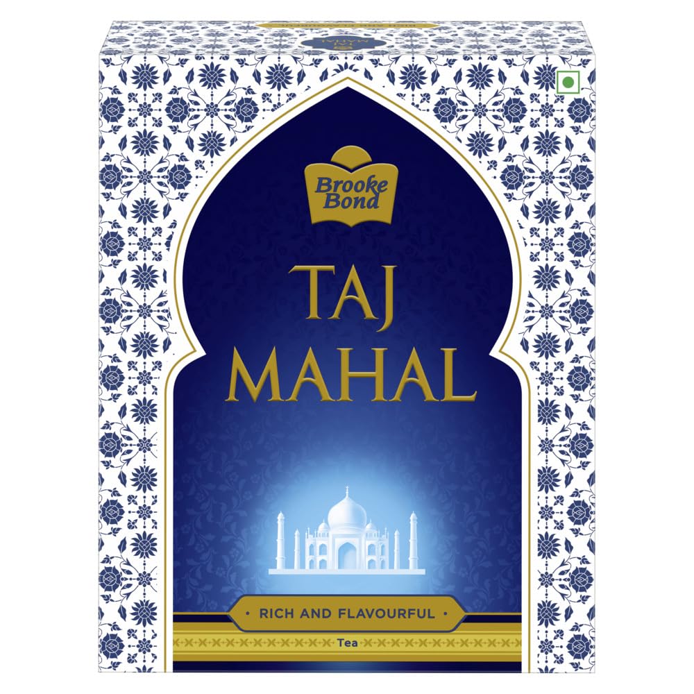 Taj Mahal Black Tea 1 kg Pack Of 1 Premium CTC Blend Rich Taste Golden Orange Brew With Uplifting Aroma For Everyday Refreshing Cup