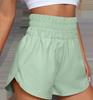 Women High Waist Elastic Sports Shorts 2022 Spring Summer