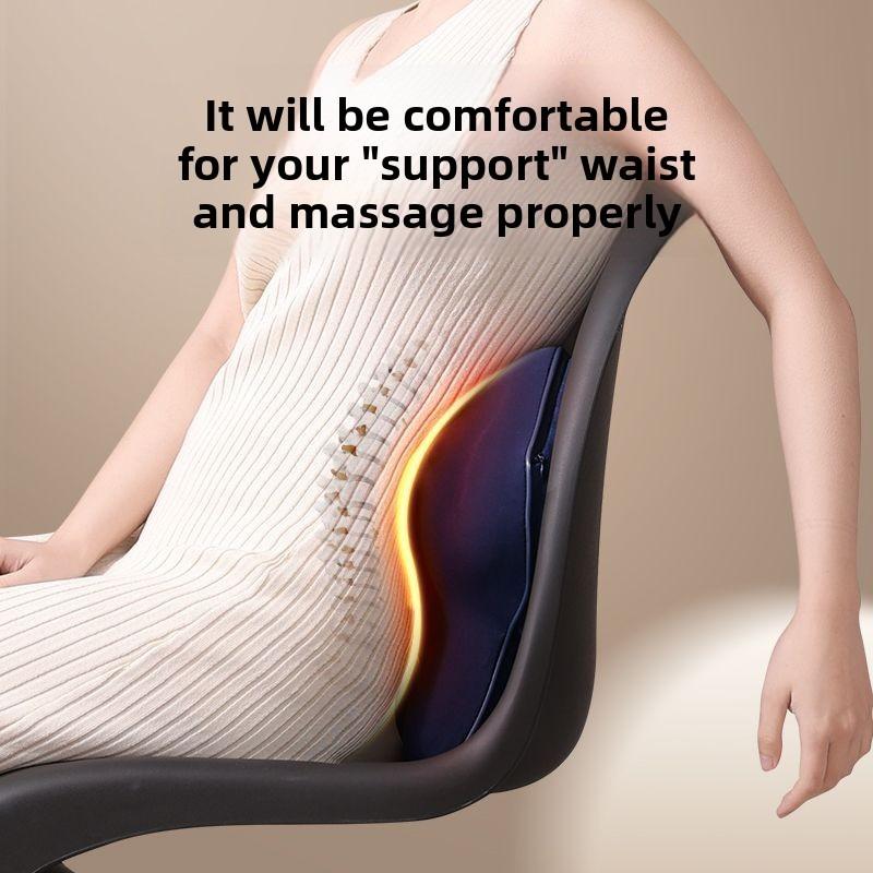Electric Cervical Massager Wireless Full Body Neck and Shoulder Massage Pillow Kneading Heat Compress Waist Back Legs Abdomen