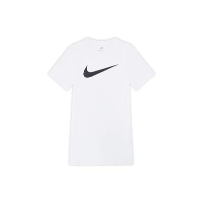 Sportswear Logo Print Crew Neck Short Sleeve T-Shirt Kids Tops White DV2572-100