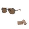 Burberry Vintage Check Graphic Print Acetate Irregular Sunglasses Kids Multicolor