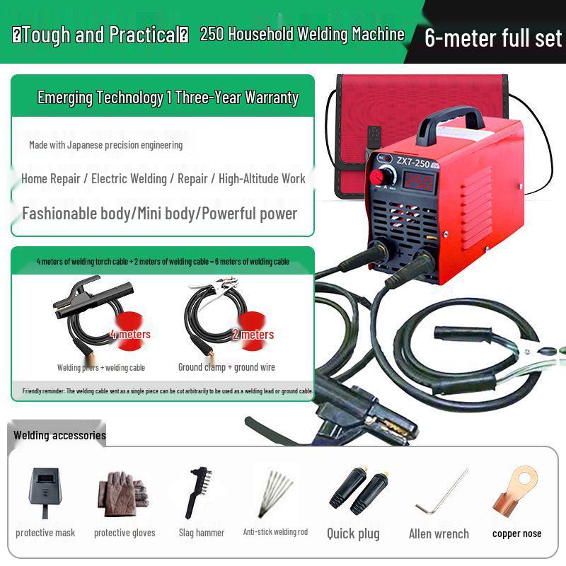 Portable 220V 315 Handheld Welding Machine - Compact Household DC Mini with All-Copper Components