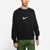 Nike Sportswear Swoosh Casual Long Sleeve Crew Neck Sweatshirt Men Tops Black DA0087-010