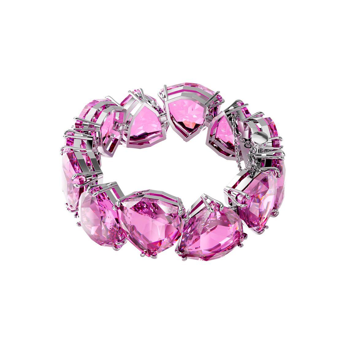 Swarovski Millenia Bracelet Trapezoidal Cut Crystal Women bracelet Pink 5609714 Shopping Bag,Pink,F