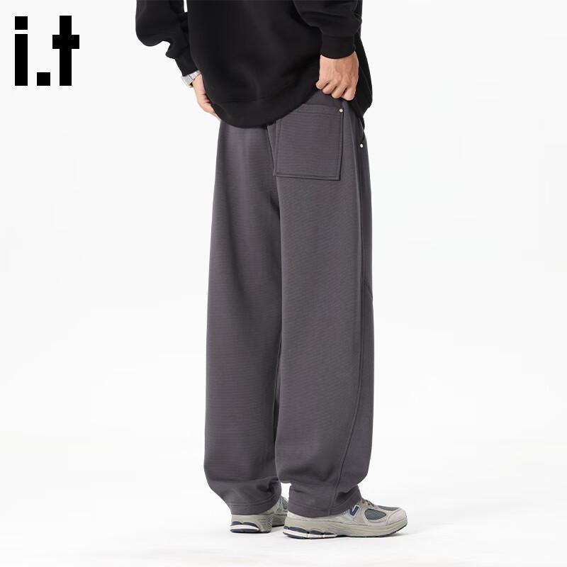 

Fingercroxxit Men s High-Street Curved Leg Sweatpants XL