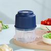 1Pc Household Small Meat Grinder USB Charging Portable Garlic Beater Household Meat Grinder Cooking Machine