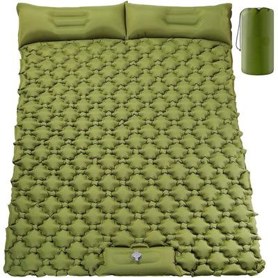 New Foot Step Two Person Automatic Inflatable Mattress Tent Sleeping Mat Outdoor Air Mattress Outdoor Camping Moisture-proof Sleeping Bag