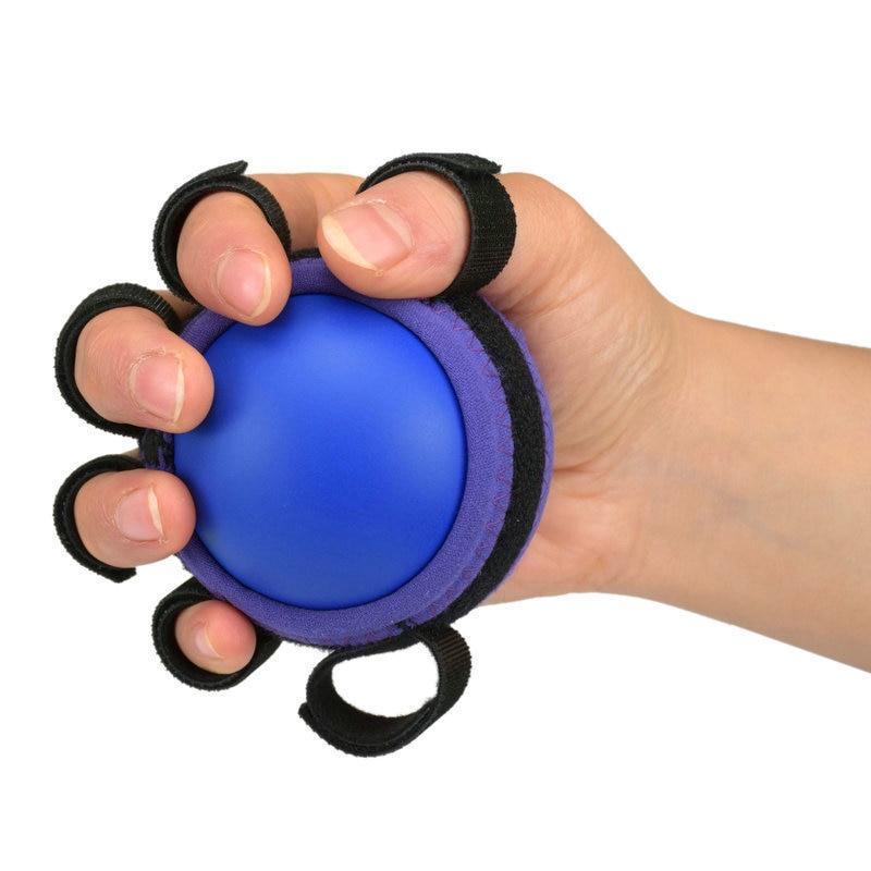 PU Hand Grip Finger Ball Practice Hemiplegia Muscle Strength Training Rubber Rehabilitation Finger Gripper Ball Hand Grip