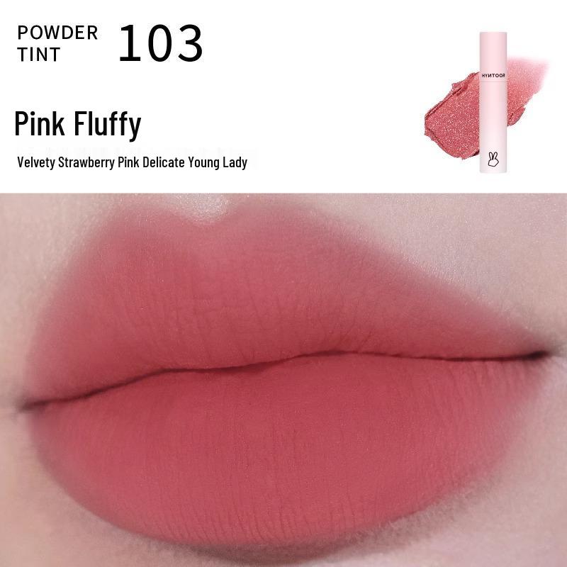 HYNTOOR Black Rabbit Matte Mist Macaron Lipstick – Student-Friendly Lip Gloss