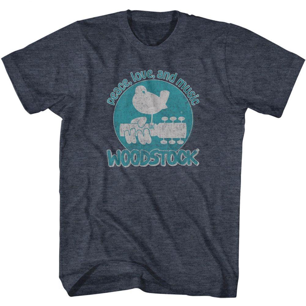

Woodstock Peace Love And Music Music Shirt M