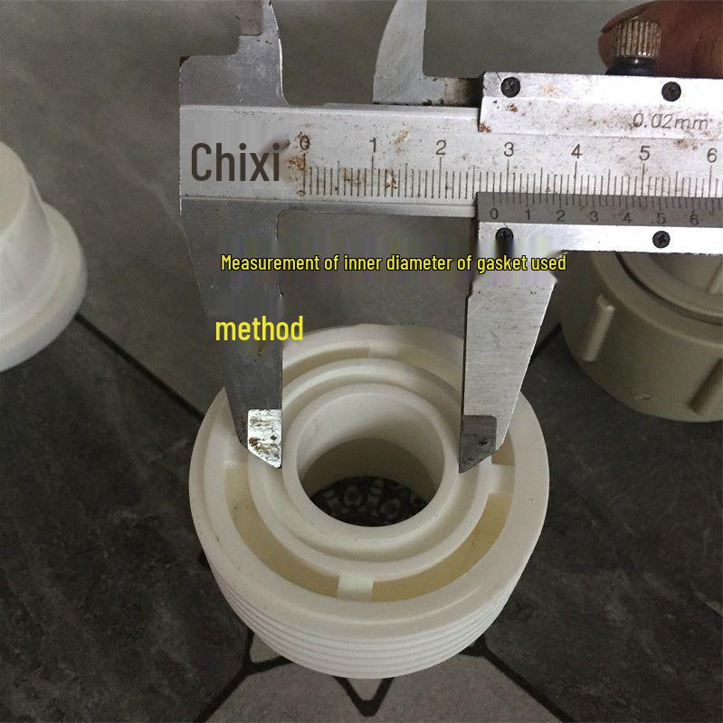 PPR Plastic Union Double Hot Melt Silicone Gasket 1" Ball Valve Oil Joint Sealing Washer