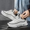 Men Vintage Low Top Thick Soled Casual Sneakers Fashion Comfort Platform Sneakers for Men Color Blocked Men Shoes Zapatos Hombre