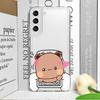 Funny Cartoon Bubududu Panda Couple Clear Phone Case for Oppo Reno 13 F 12 11 10 Pro Plus 8T A79 Find X3 Lite Lovers Soft Covers