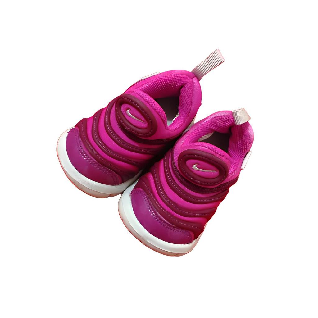 Nike Dynamo Free Low top Sports Casual Shoes Pink Purple Infant And Toddler 343938-622