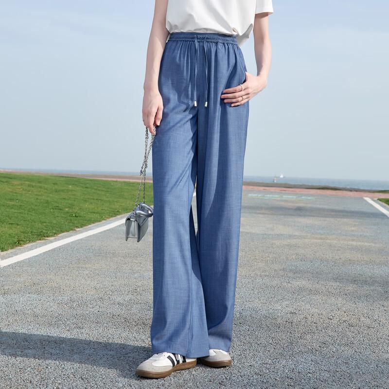 Women's Cooling High-Waisted Wide-Leg Pants