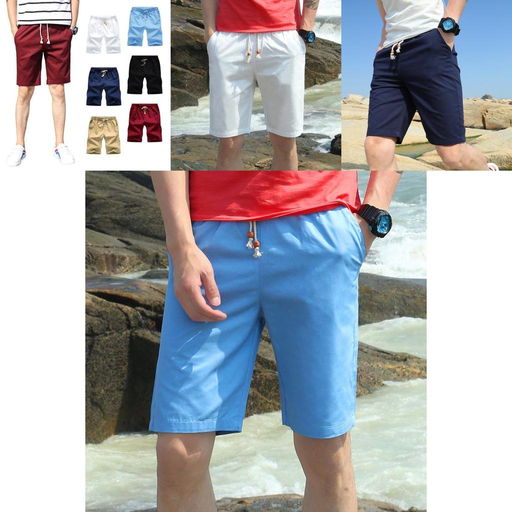 2018 Summer New Youth Mens Casual Japanese Midrise Microelastic Shorts With Comfortable Cotton Blend Fabric
