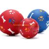 F26C Dog Chew Toy Vinyls Fillable Treat Ball Teething Toy for Aggressive Chewers Leak Food Toy for Teeth Clean Training