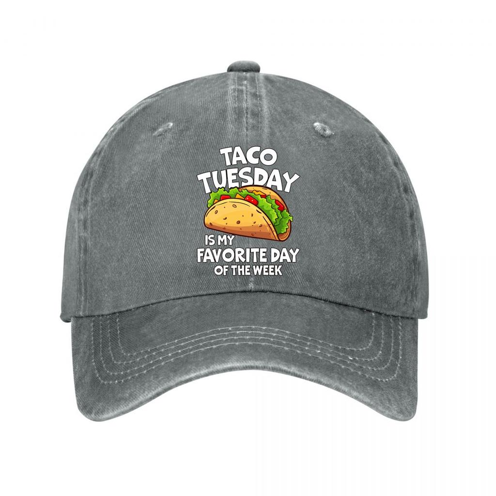Taco Tuesday Is My Favorite Day Of The Week Washed Baseball Cap Outdoor For Womens Unisex FeUnisex