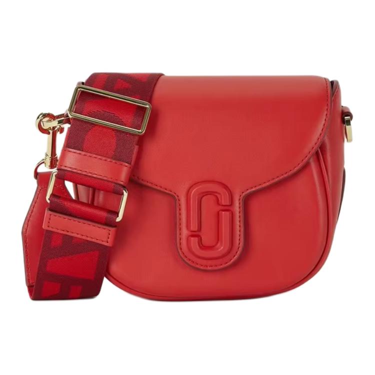 

Marc Jacobs Logo Saddle Bag Leather Shoulder Bag Regular Women bags Red JVM1691735276419 Basic Set (Bag+Dust Bag)