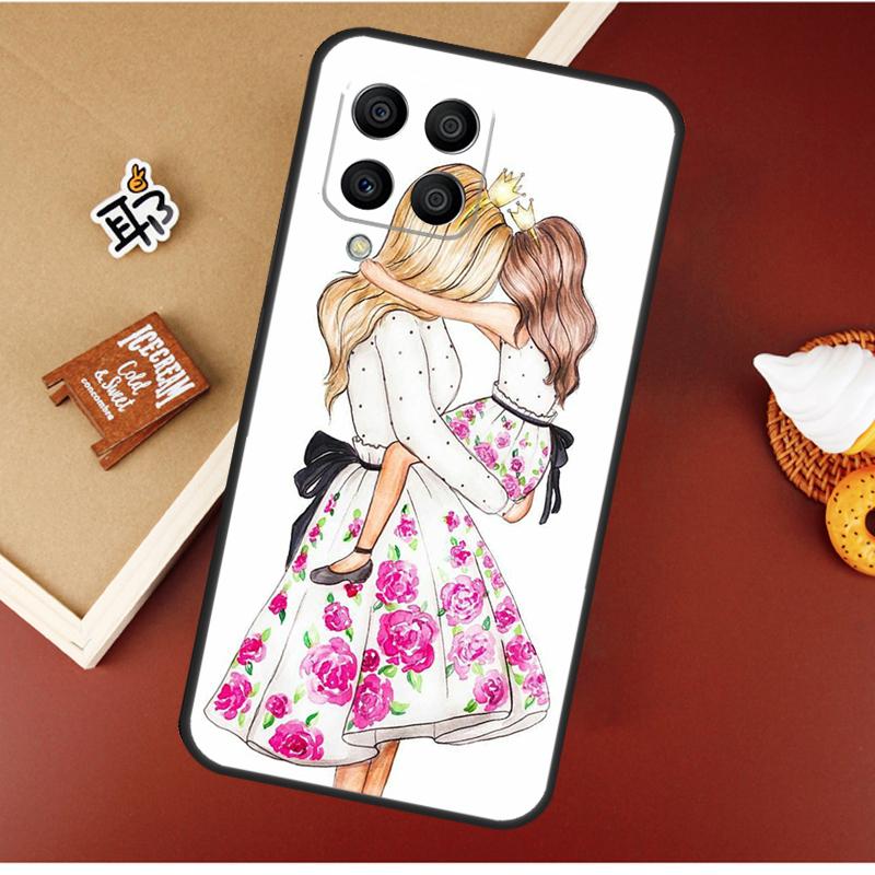 Beautiful Mother Daughter Son Case For Samsung Galaxy M51 M31 M21 M11 M16 M36 M56 M53 M12 M32 M52 M15 M35 M55 M14 M34 M54