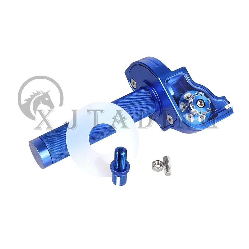 Universal Motorcycle 22mm CNC Aluminum Throttle Twist Grips Handlebars For Pit Dirt Bike Motocross Moped Scooter ATV Accessories