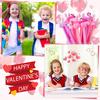 72 Pcs Valentine's Day Pens Heart Shape Pen Cartoon Fun Kawaii Pens Funny Writing Unicorn Pens Cartoon Animal Cool Ink Pens for Student Stationery