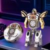New Stress Relief Cube Transforming Robot Fidget Spinner Two Forms Abs Hand Spinner Edc Adult Fidget Toys
