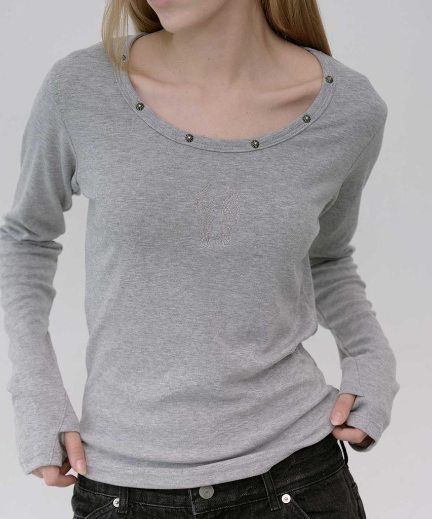 LEKIM Lwe U-Neck Long Sleeve (Gray)