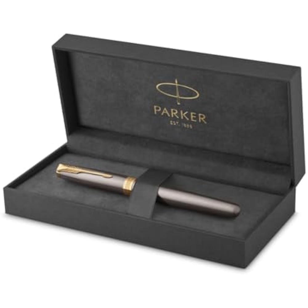 PARKER Parker Fountain Pen Sonnet Gray GT Fine Print Gift Box Gift Present Premium Genuine Import...