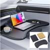 Ypdnsme Car Table, Passenger Seat Folding Table, Multifunctional Car Seat [Driver/Passenger Seat, Lightweight, Foldable, with Smartphone and Drink Hol