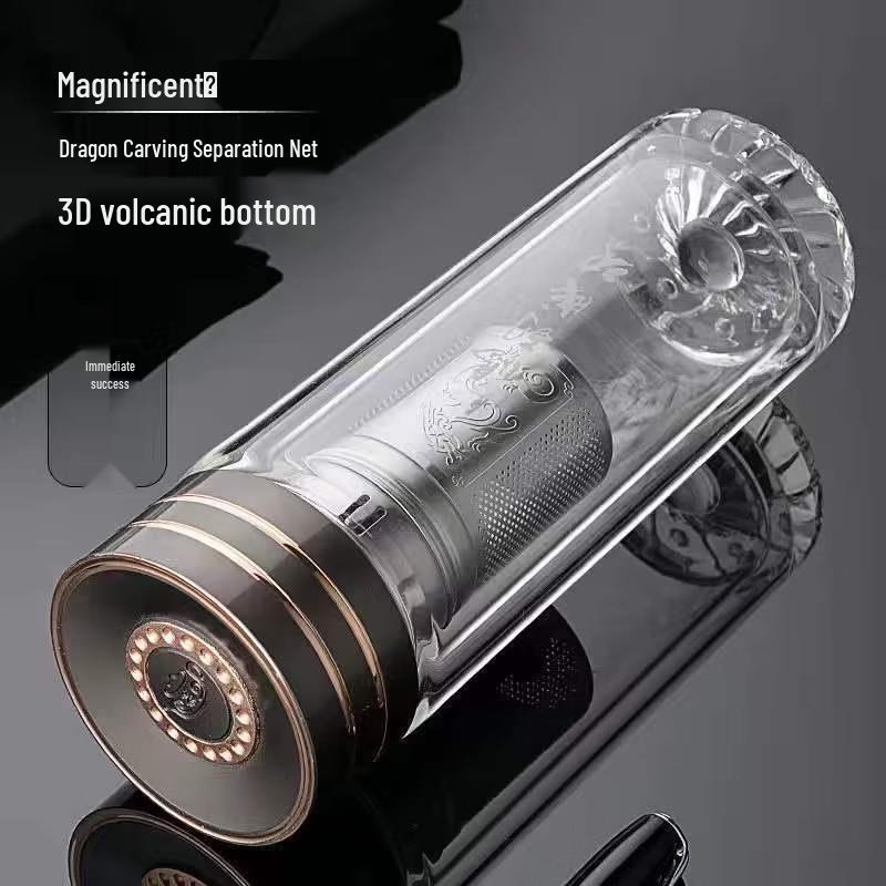 Yisijia Double-Layer Glass Tea Infuser Bottle