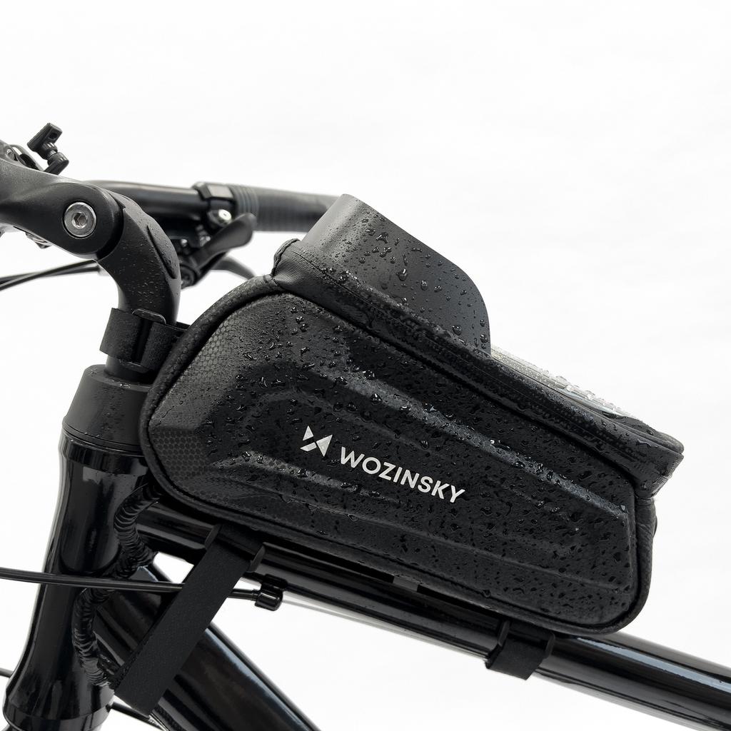 Bike Frame Bag with Phone Case 1.7 L Black