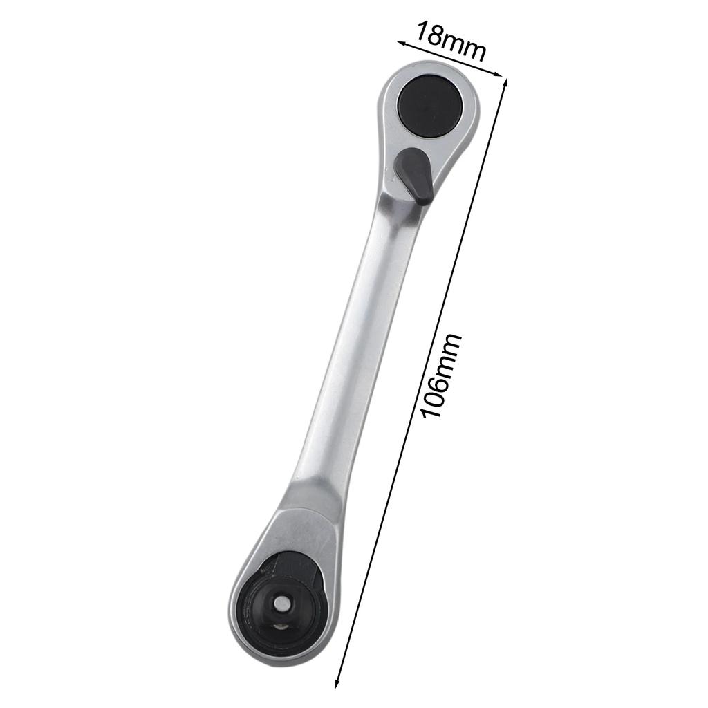 1X 85/100mm Torque Ratchet Wrench Socket Wrenches Repair Tool For Factories Repair Shop Personal Car Modification 72 Tooth Drive