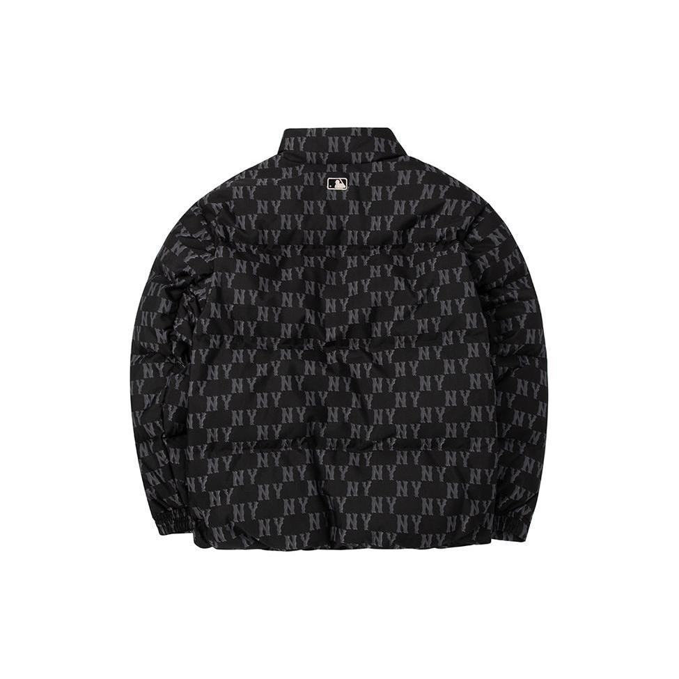MLB New York Yankees Down Jackets Unisex Black Stand Collar Moderate 3ADJM0236-50BKS