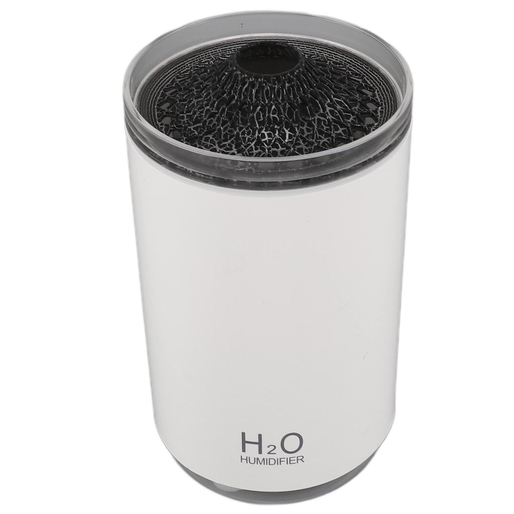 Scent Diffuser White Gradient Light Simulated Flame USB Charging 250ml Aroma Humidifier for Home Traveling Office
