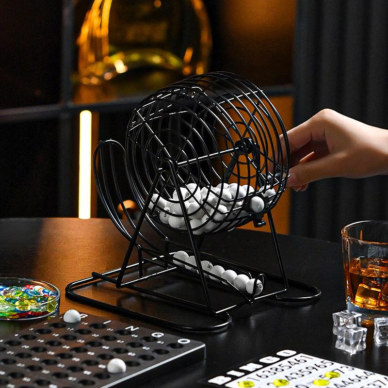 Bingo Shaking Number Machine: Spin to Win Lottery Game for Party Fun and Excitement