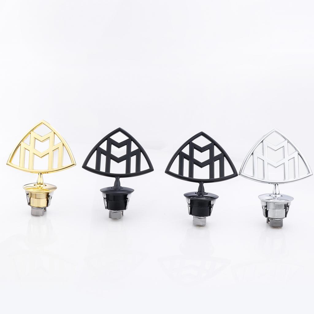 CDX1 2025 Hot 3D Car Front Bonnet Hood Emblem Round Zinc Alloy Badge For Mercedes Benz C E S Class W204 W205 W212 W213 W211 W220 W222