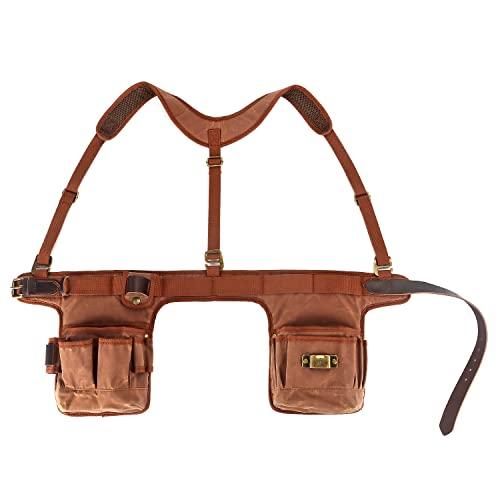 TOURBON Tool Pouch for Electricians, Tool Holder, Work Tool Bag, Holder for Drill, Hammer, Screwdriver, Pliers