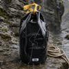 Climbing Rope Backpack Hanging Points Bag Black for Canyoning