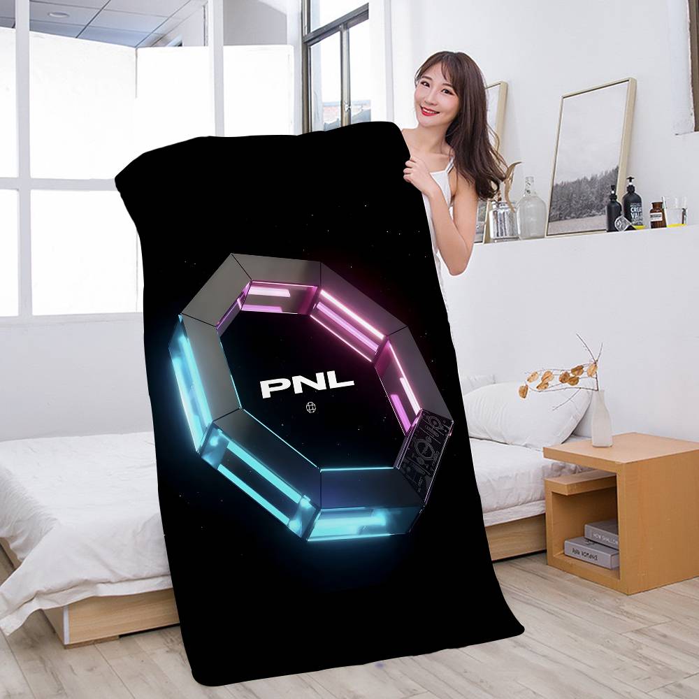 PNL QLF rapper singer Anime Beach Swimming Towel Soft Absorbent Washcloth Children's Gifts for Kids Travel Camping Gym