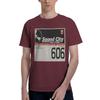 Sound City Graphic Print 100 Cotton Casual Breathable Confortable Cute Funny Mens TShirts Tshirts Men