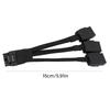 Powerful 600W PCIe 3x 8Pin Female To 16Pin Graphics Card Power Cable 12VHPW For Gaming PC Builds
