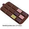 1pc Chocolate Mold 3D Silicone Mold Dubai Chocolate Mold Chocolate bar Mold Candy Fondant Mold Baking Tools Kitchen Accessories
