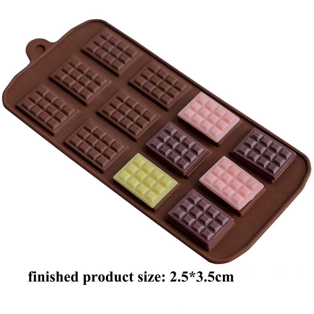 1pc Chocolate Mold 3D Silicone Mold Dubai Chocolate Mold Chocolate bar Mold Candy Fondant Mold Baking Tools Kitchen Accessories